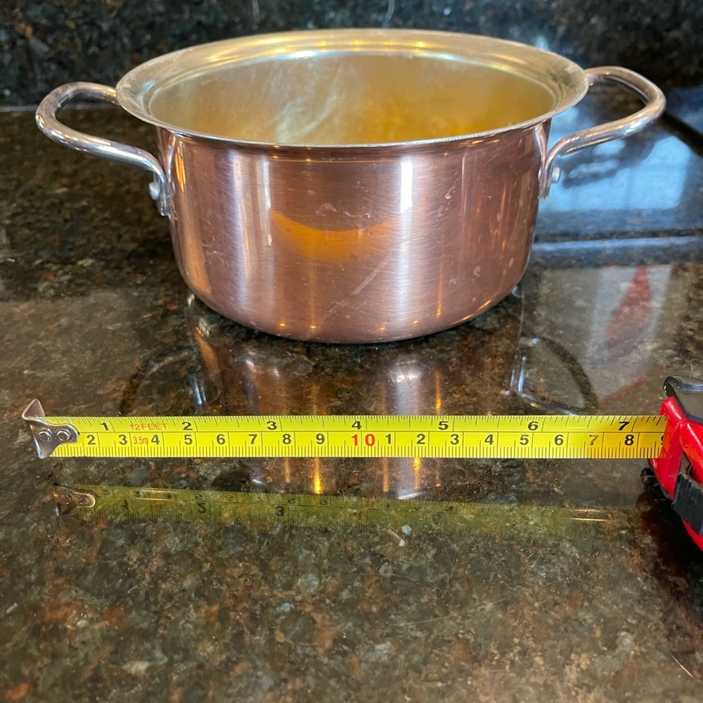 Ruffoni copper 7 in pot